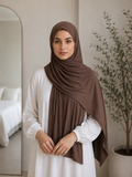 Bamboo Jersy Hijab (Mocha)