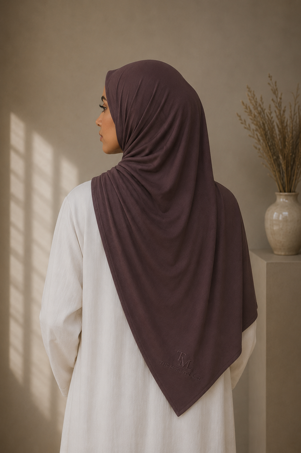 Liquid Jersey Hijab (Truffle)