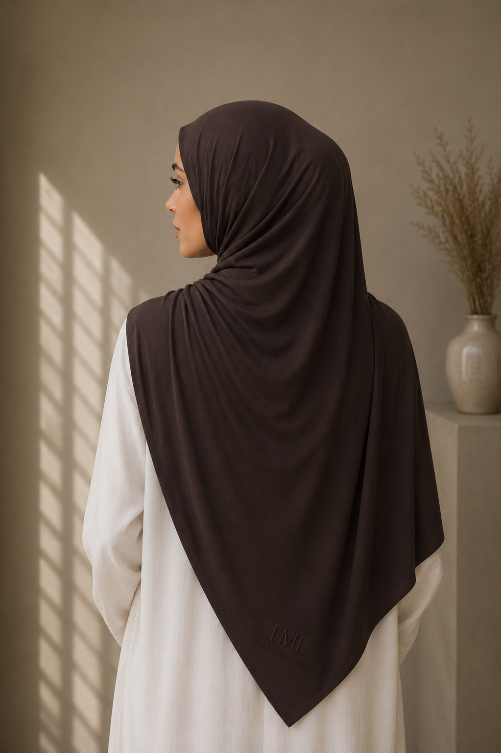 Liquid Jersey Hijab ( Mocha)
